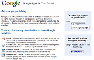 Google Office: Google Apps for Your Domain